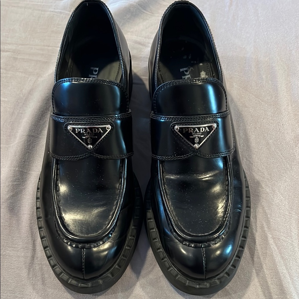 Prada Ladies Black loafers